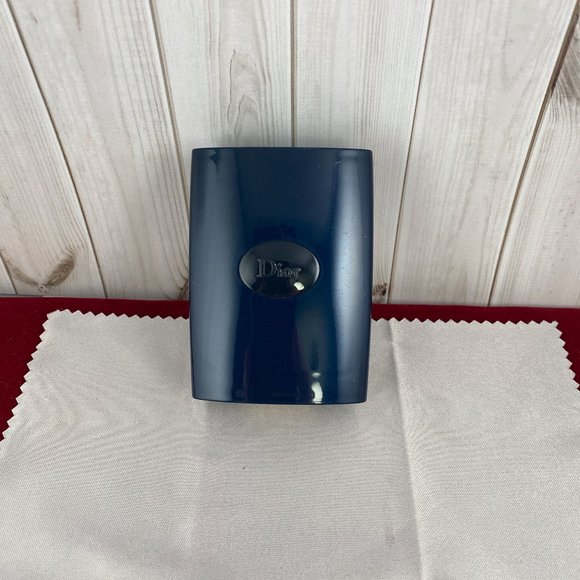Dior Powder Navy Compact Refillable Case Only Perfect Mirror - Picture 2 of 6